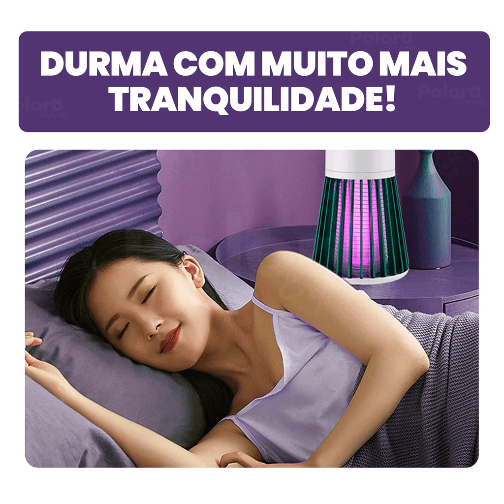 Luminária Mata-mosquito ProtectLamp® - CABO USB DE BRINDE!