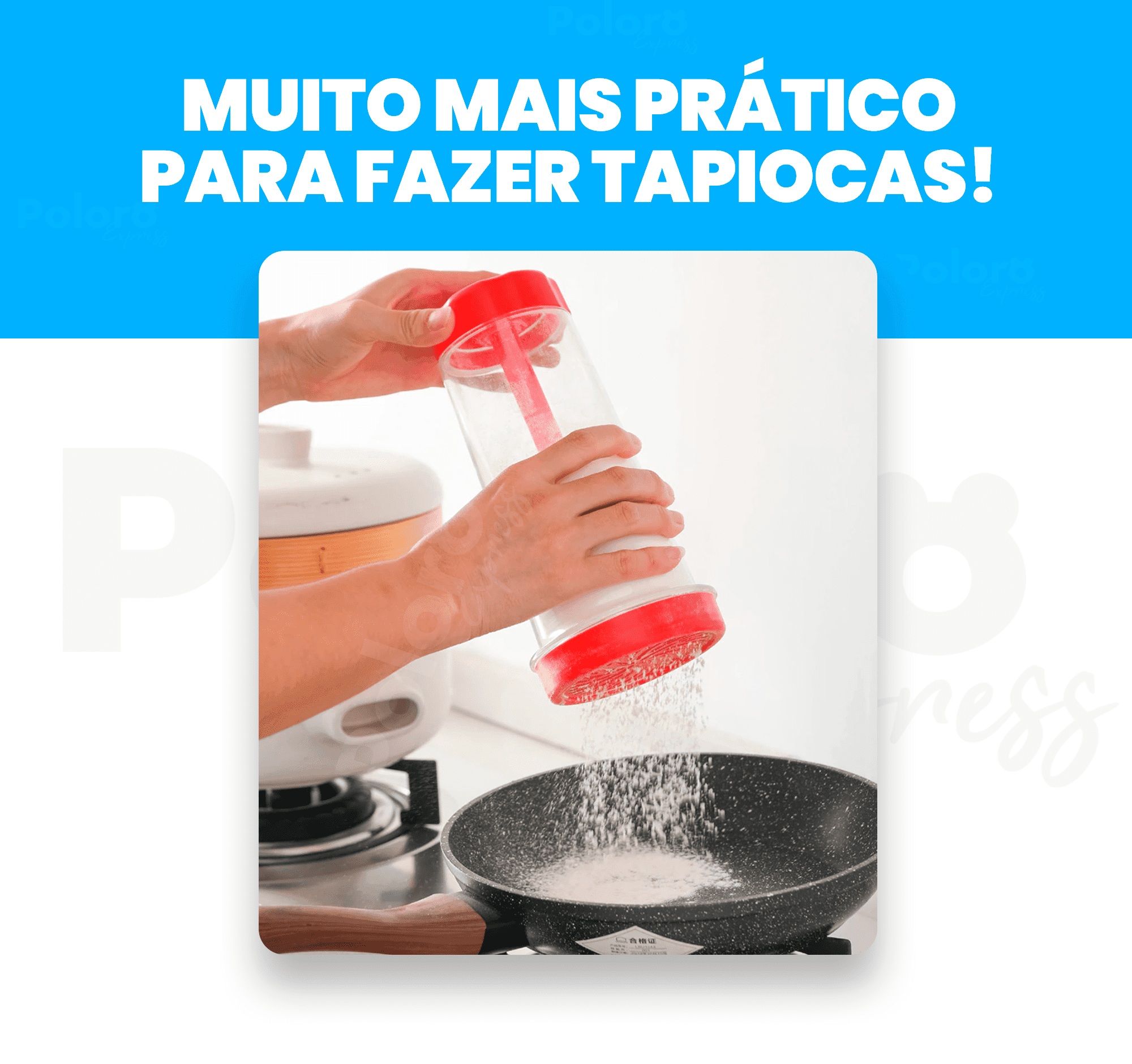 Tapioqueira Rotativa SlimFlour® - LEVE 2 E ECONOMIZE