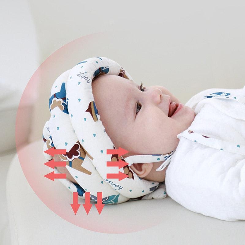 Capacete Protetor de Cabeça Infantil SafeKids® - LEVE 2 JOELHEIRAS DE BRINDE